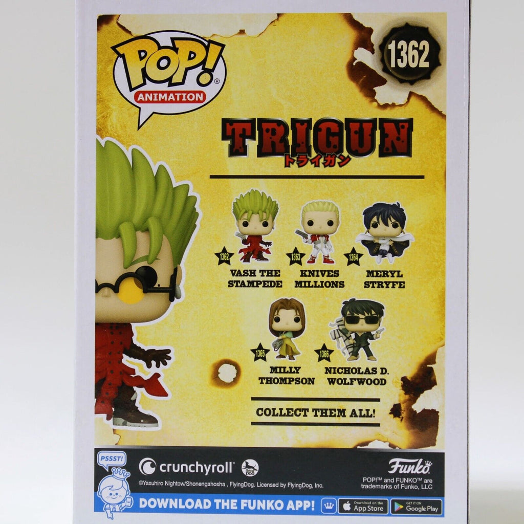 Funko Pop! Animation: Trigun - VASH The Stampede with Chase (Styles May  Vary)