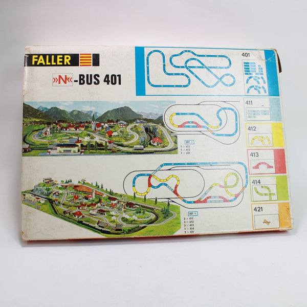 N scale - Bus 401 set with box - Faller 7741 Germany - near complete - untested