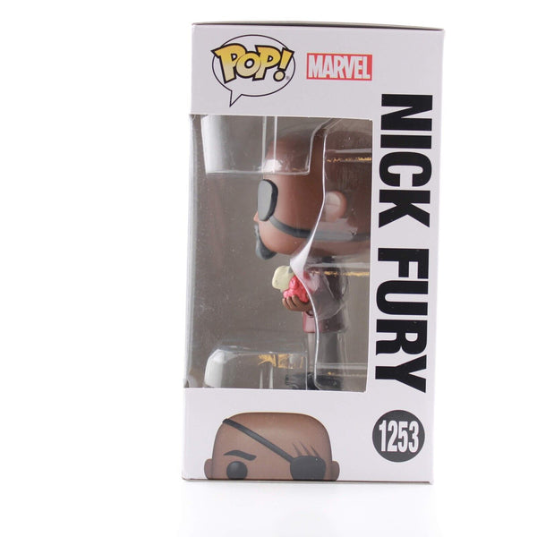 Funko Pop Marvel - The Marvels - Nick Fury w/ Flerkitten Figure # 1253