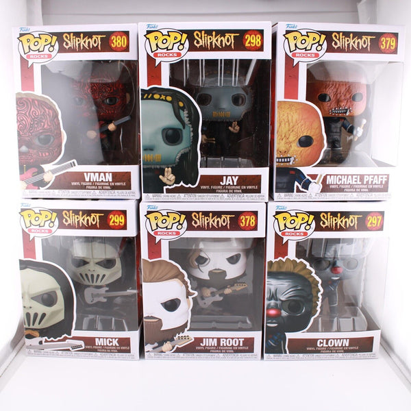 Funko Pop Music Rocks - Slipknot Series 2 Complete Set of 6 Vinyl Figures