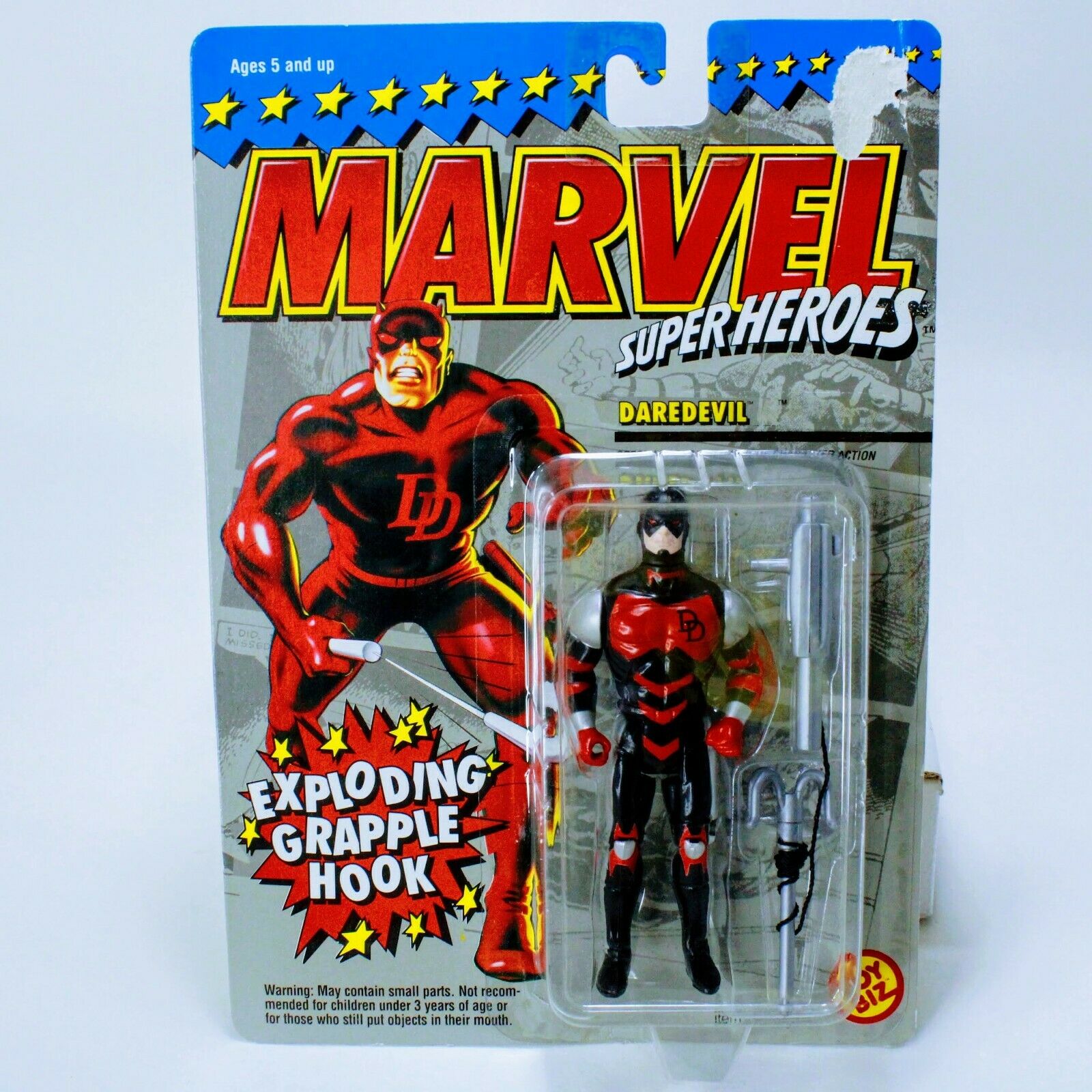 Marvel Comics Super Heroes Daredevil - Action Figure 3.75" 1994 Toy Biz