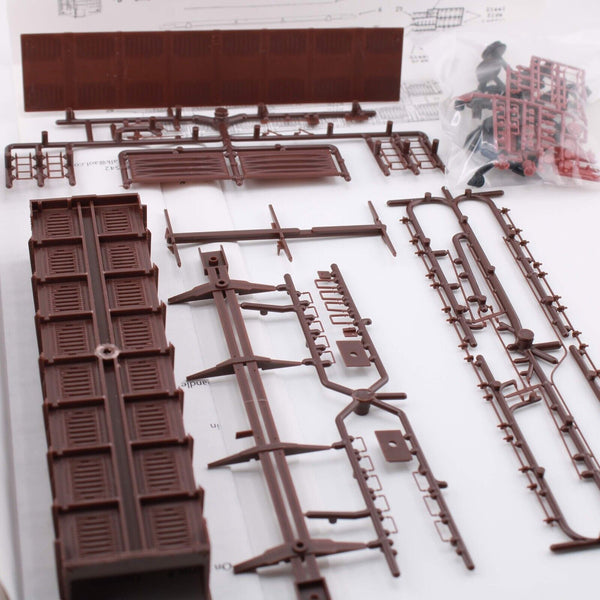 HO scale - Undecorated - Red Caboose - General Service Composite Gondola Kit