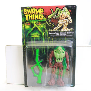 Unpunched - Camouflage Swamp Thing Figure - Sealed - Vintage 1990 Kenner