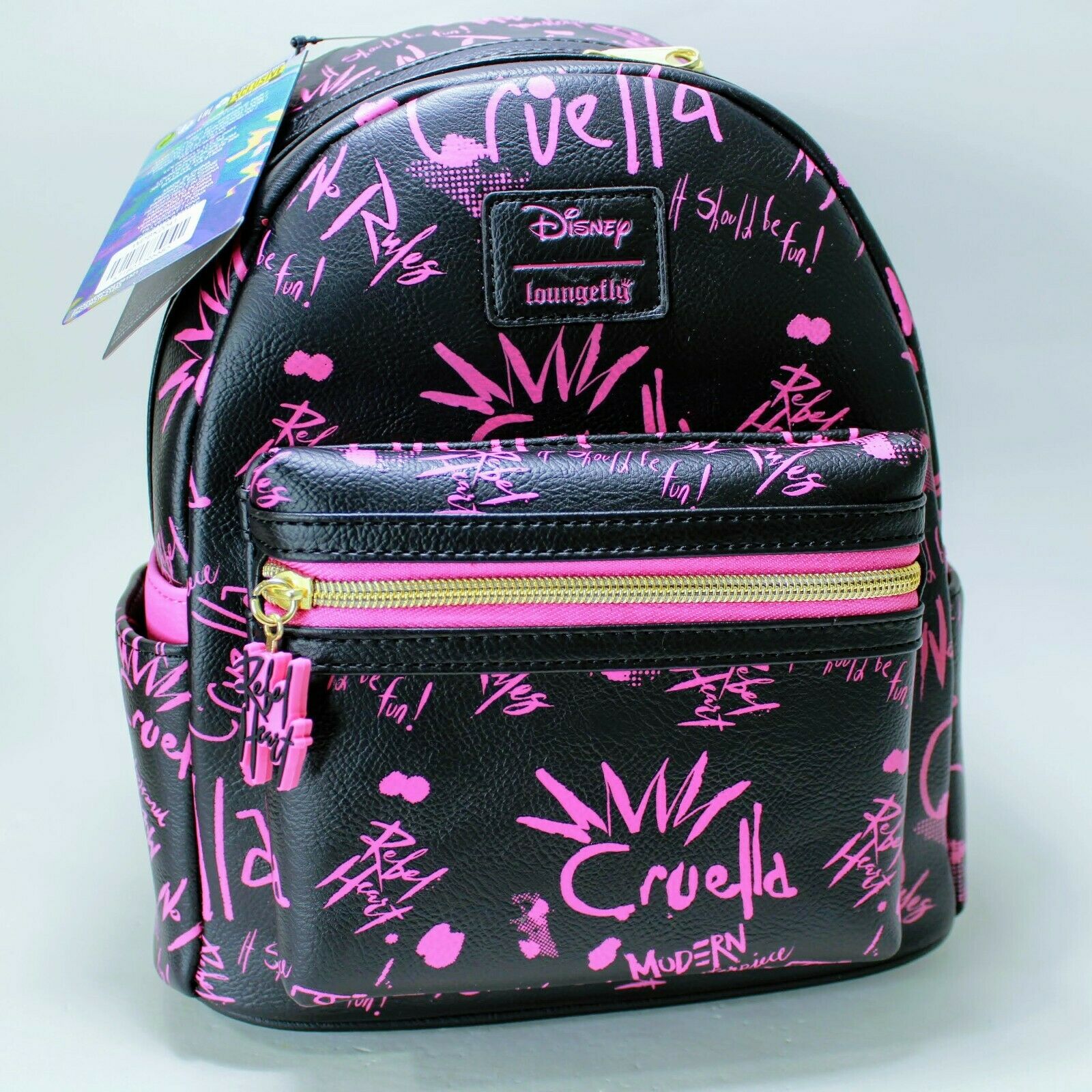 cruella mini backpack Loungefly Cruella Backpack Disney Graffiti Mini Backpack Exclusive