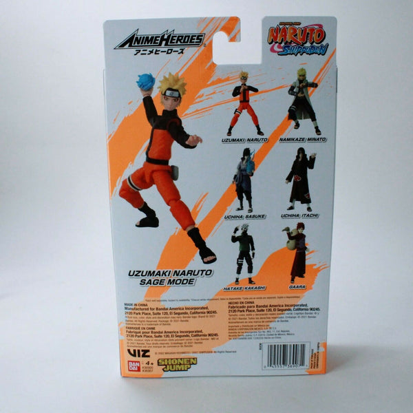 Naruto Anime Heroes Uzumaki Naruto - Sage Mode - Action Figure Bandai