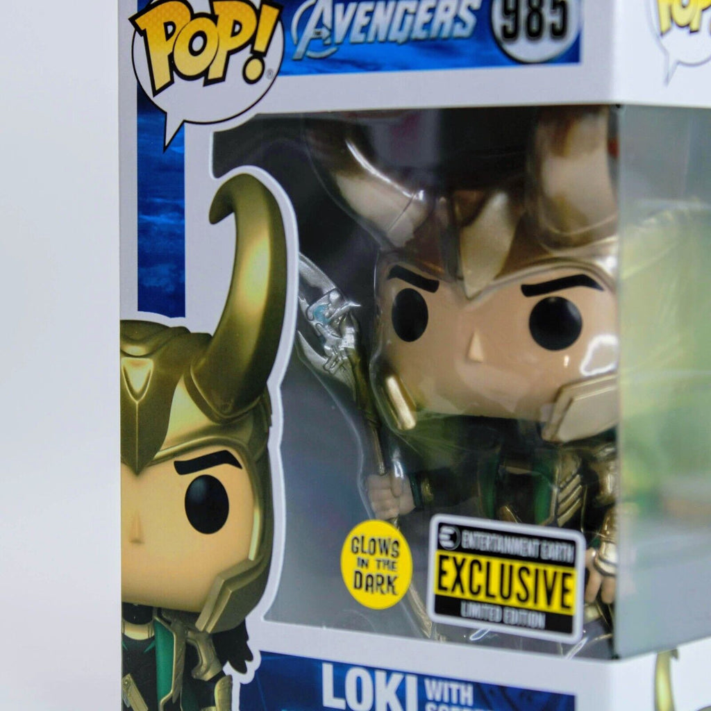 Funko Pop! Marvel Avenegers Loki Scepter Glow in the Dark Exclusive Fi –  Blueberry Cat