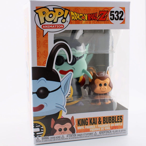 Funko Pop Dragon Ball Z - King Kai & Bubbles Anime Vinyl Figure # 532