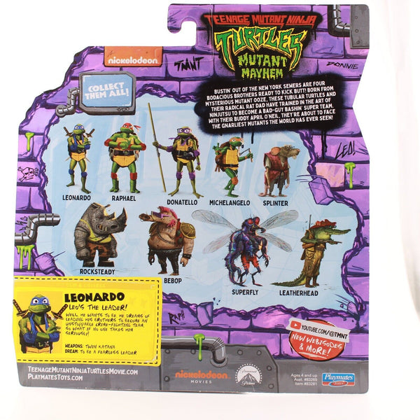 Teenage Mutant Ninja Turtles: Mutant Mayhem Leonardo - Movie Figure 4.6”