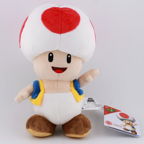 Super Mario Bros. Toad All-Star Collection Nintendo Plush ~8 inch stuffed