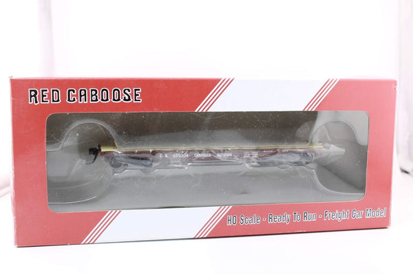 HO scale - Set of 4 CN close rd # - Red Caboose - Fishbelly Flatcar BLT 10-21