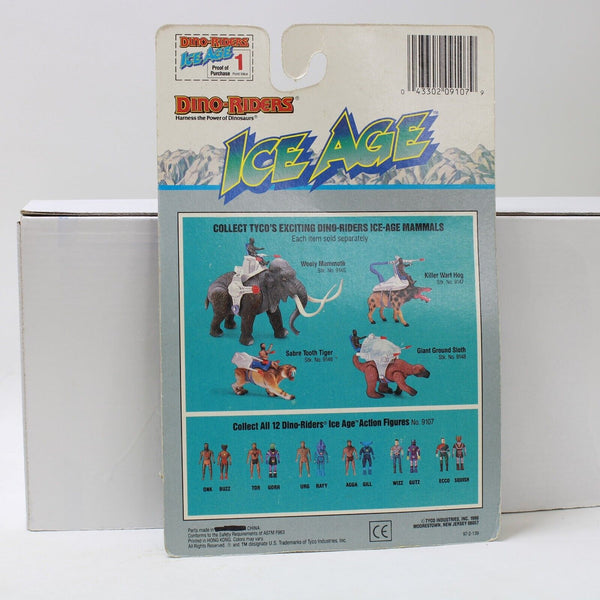 Dino Riders - Ice Age - 2 pack Onk & Buzz figures sealed on card - TYCO 1990