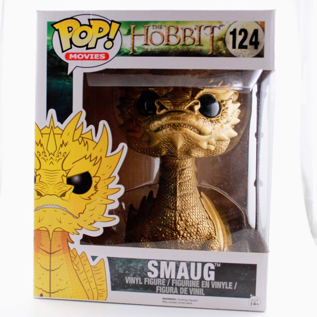 Vaulted Funko Pop The Hobbit Gold Smaug popular #124 Hot Topic Exclusive!!! Grail