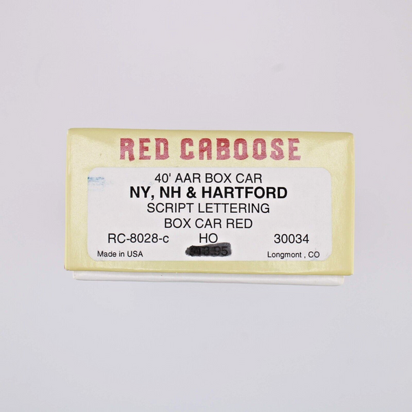 HO scale - NH 30034 - Red Caboose - 40' NY, NH & Hartford AAR Box Car Kit
