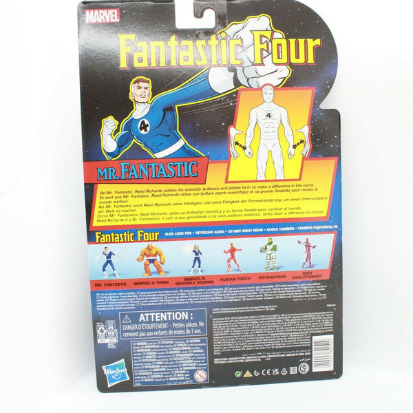 Marvel Legends Retro Fantastic Four Mr. Fantastic - 6" Action Figure MIB Hasbro