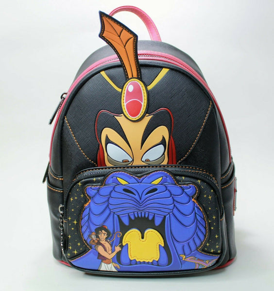 Loungefly Disney Jafar Villains Scene w/ Aladdin Womens Bag / Mini Backpack