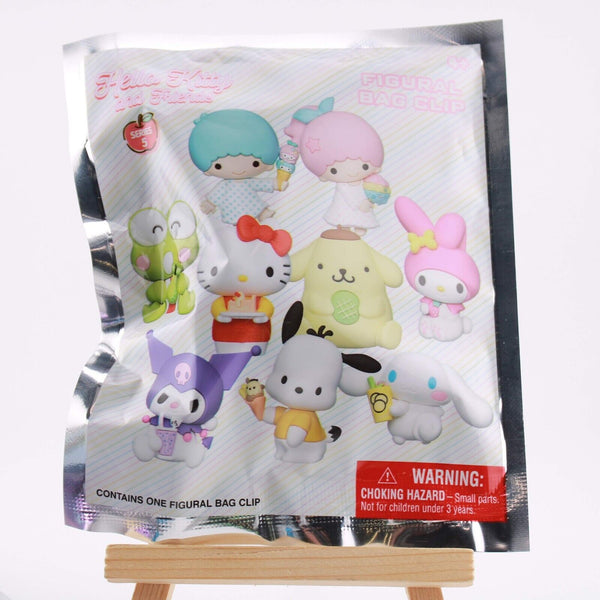 Hello Kitty and Friends Series 5 - 3D Blind Bag Keychain Kuromi Cinnamoroll +