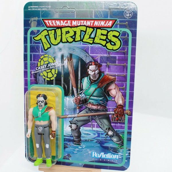 Teenage Mutant Ninja Turtles Casey Jones - 3.75" Super7 ReAction Figure w/ Club