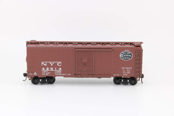 HO scale - NYC 42519 - 40' Boxcar - blt 1-56 - Rail Runner - Athearn
