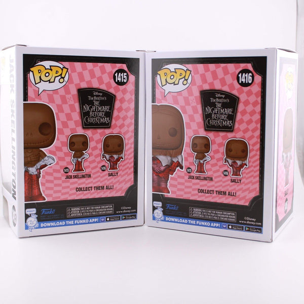 Funko Pop Nightmare Before Christmas Jack & Sally Chocolate Valentines Day Set