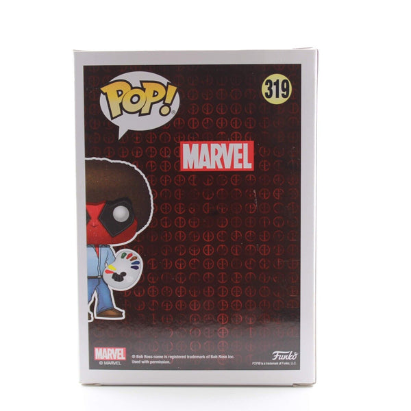 Funko Pop Marvel Deadpool as Bob Ross - Collectible Vinyl Figure #319