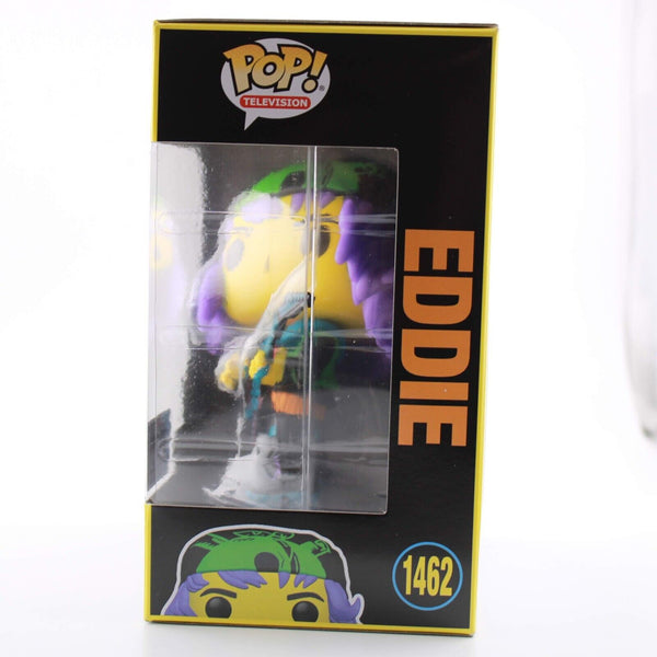 Funko POP Stranger Things Eddie with Guitar Black Light EE Exclusive # 1462