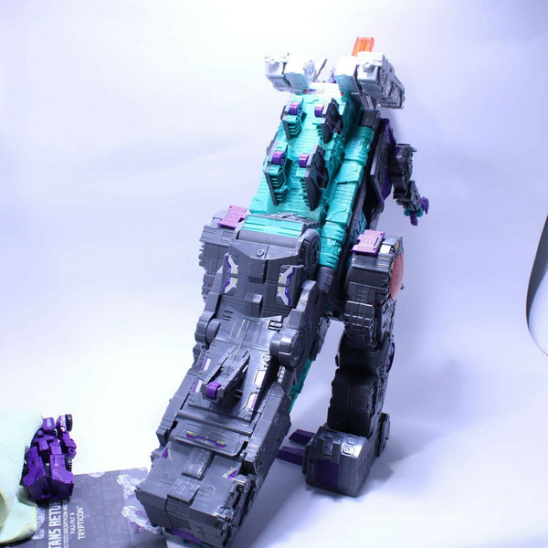 Transformers Titans Return Decepticon Trypticon Complete w/ Necro & Full-Tilt