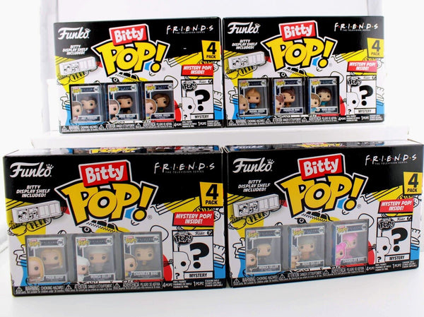 Funko Bitty Pop Friends Complete Set of 4 - Joey / Ross / Rachel / Ross / Pheobe