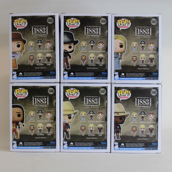 Funko Pop Television 1883 Complete Set of 6 - Elsa James Margaret Dutton Sam