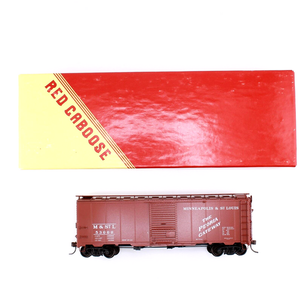 HO scale - M&STL 53000 - Red Caboose - 40" AAR Boxcar - N/BLT 10-44