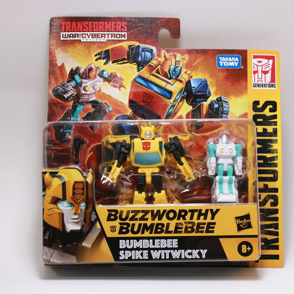 Transformers War For Cybertron Buzzworthy Bumblebee & Spike Witwicky 2 Pack