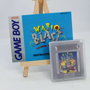 Wario Blast - Game, Manual and Case - Original Nintendo GameBoy