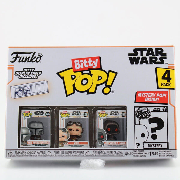 Funko Bitty Pop Star Wars The Mandalorian - Set of 4 Variants - 16 Total Bittys