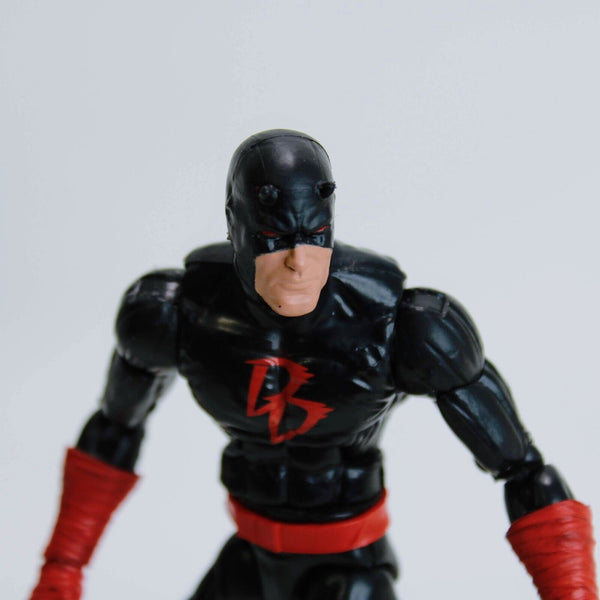 Marvel Legends Spider-Man SP dr BAF Shadowland Suit Black Daredevil Complete