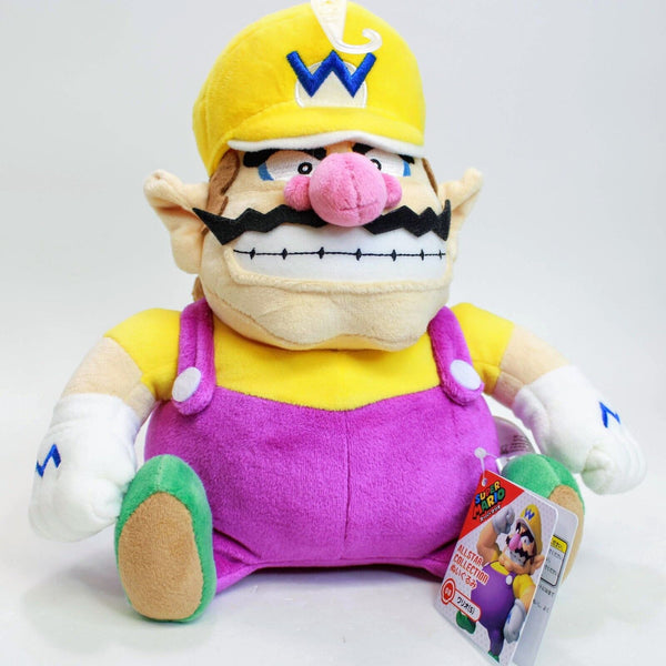 Super Mario Bros Wario 10" Plush All Star Collection Soft Stuffed Plush