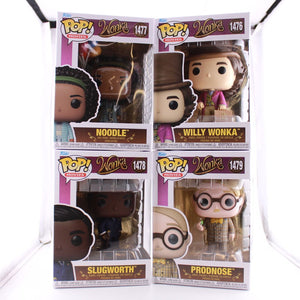 Funko Pop Movies Wonka 2023 Complete Set of 4 - Willy Wonka / Noodle / Prodnose