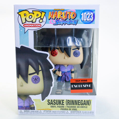 Funko Pop Naruto Shippuden AAA Exclusive : Sasuke Rinnegan Vinyl Figure #1023