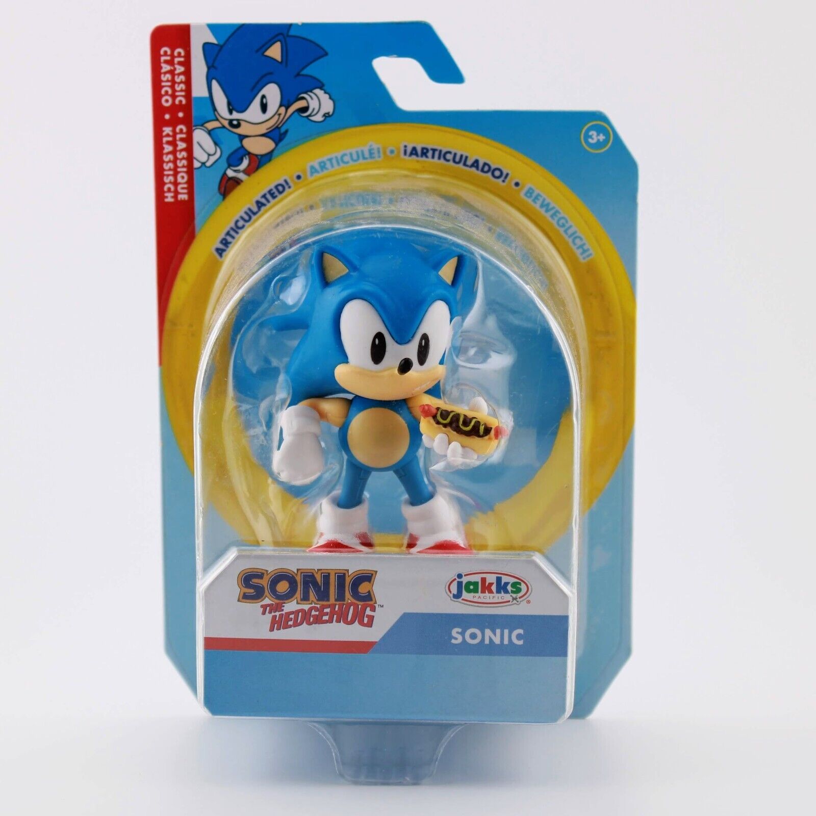 Sonic the Hedgehog - Sonic with Hot Dog - Jakks Pacific 2.5" Action Figure