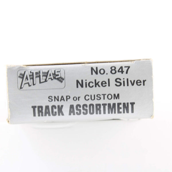 HO Scale - Atlas Nickel Silver Track Assortment - 12x Track & 24x Rail Joiners
