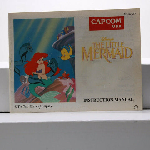 Nintendo NES Manual only - The Little Mermaid