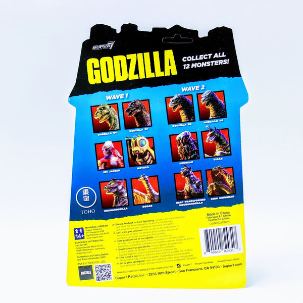 Godzilla '84 Four Toes 3.75" ReAction Super7 Action Figure
