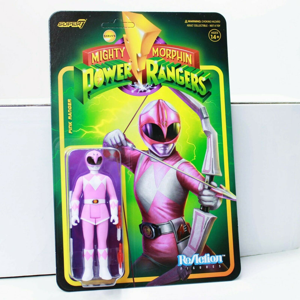 Mighty Morphin Power Rangers Pink Ranger - Super7 3.75