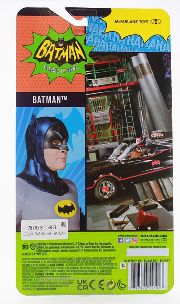 Mcfarlane Toys Batman Classic TV Series - Batman w/ POW - Adam West Figure