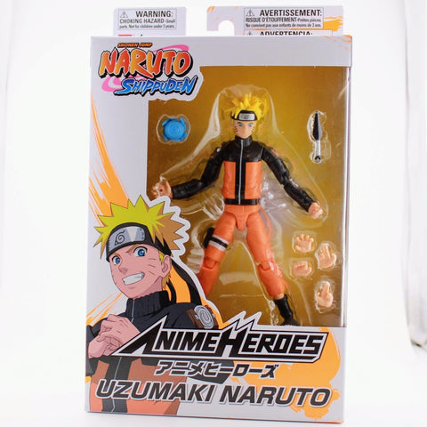 Naruto Anime Heroes Uzumaki Naruto - 6" Action Figure Bandai