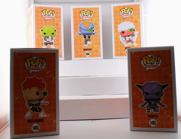 Funko Pop Dragon Ball Z Ginyu Force Set of 5 - EE Exclusive Glow in the Dark