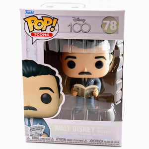 Funko Pop Disney 100th Walt Disney with Magazine Vinyl Figure #78