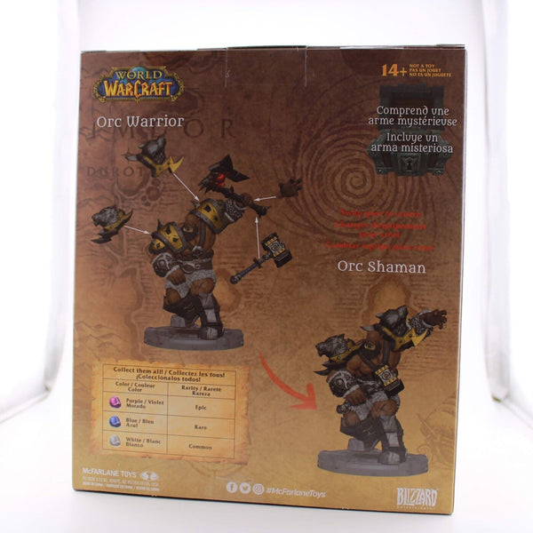 Mcfarlane Toys World of Warcraft Orc Warrior & Orc Shaman 6" Figure Epic