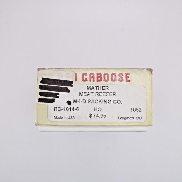 HO scale - MUNX 1052 - Red Caboose - MID Meat Reefer