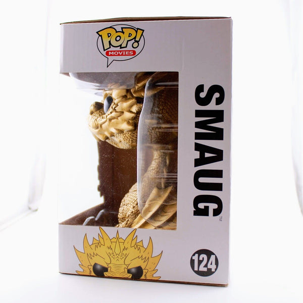 Funko Pop The Hobbit Smaug Metallic Gold 6" Hot Topic Exclusive Vaulted # 124