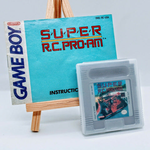 Super RC Pro-AM Racing - Game, Manual and Case - Nintendo GameBoy
