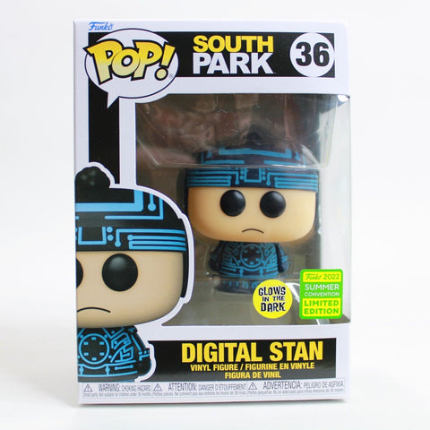 Funko Pop South Park - Digital Tron Stan Marsh GITD # 36 Summer Convention Excl.